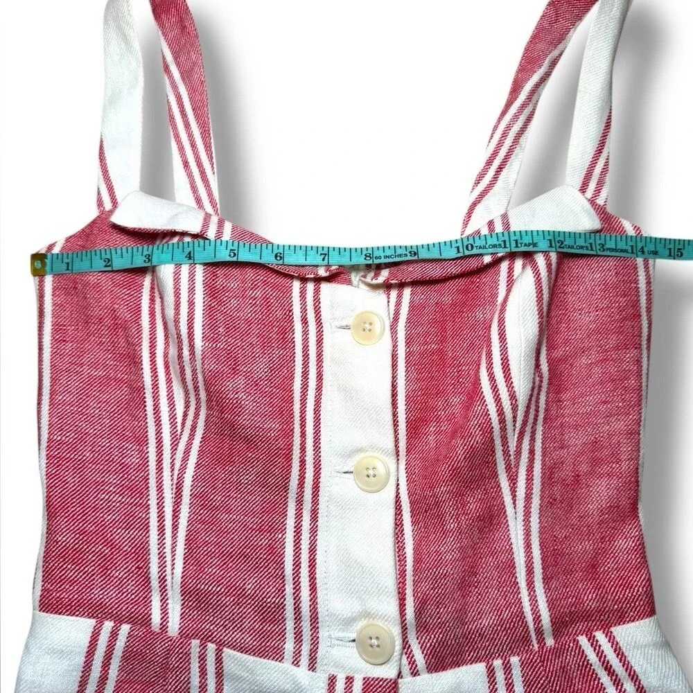 Reformation Linen Coconut Romper Sz 4 EUC‎